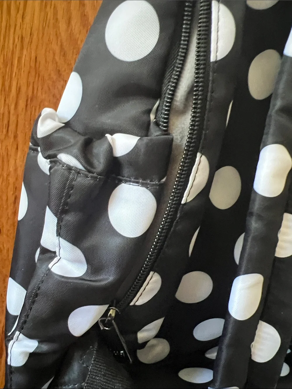 Black Polka Dot Women’s Backpack